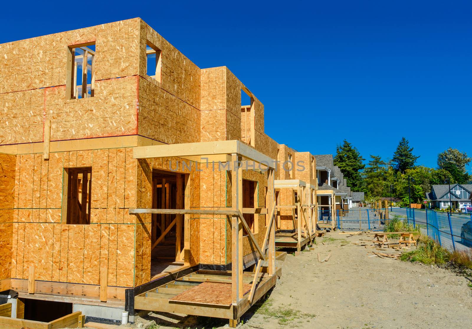 Brand new family house is under construction