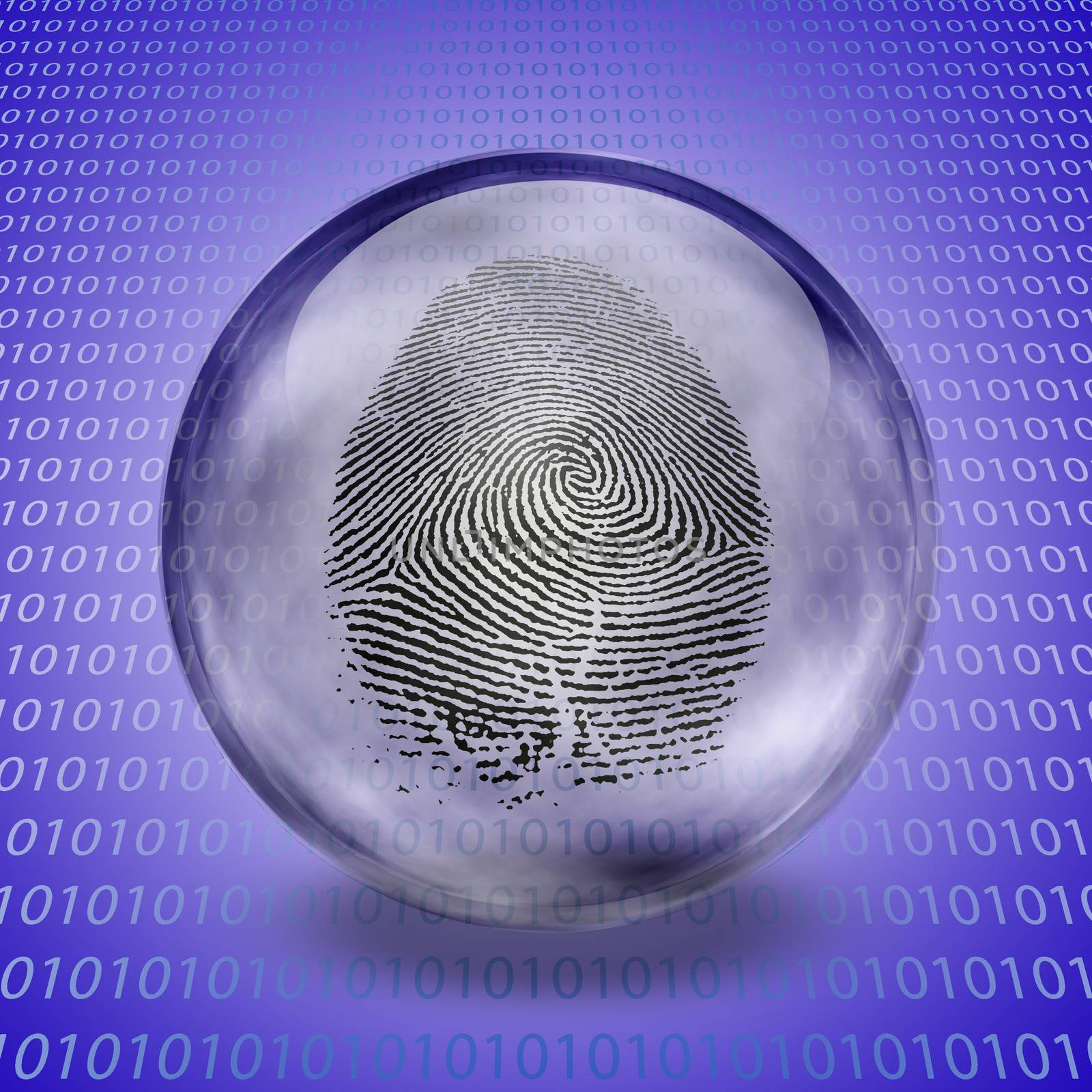 Fingerprint and binary code by applesstock