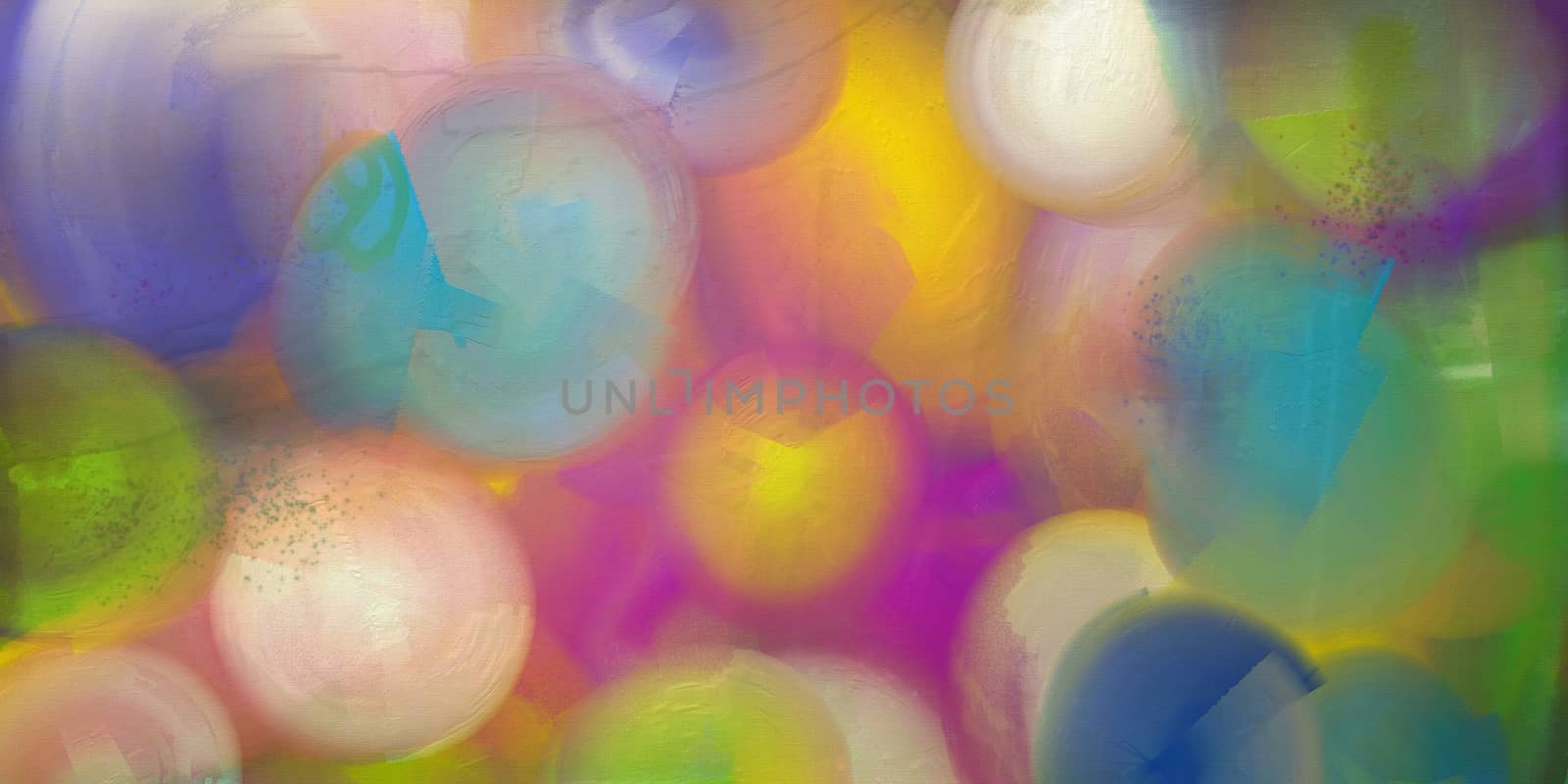 Abstract Colorful Painting by applesstock