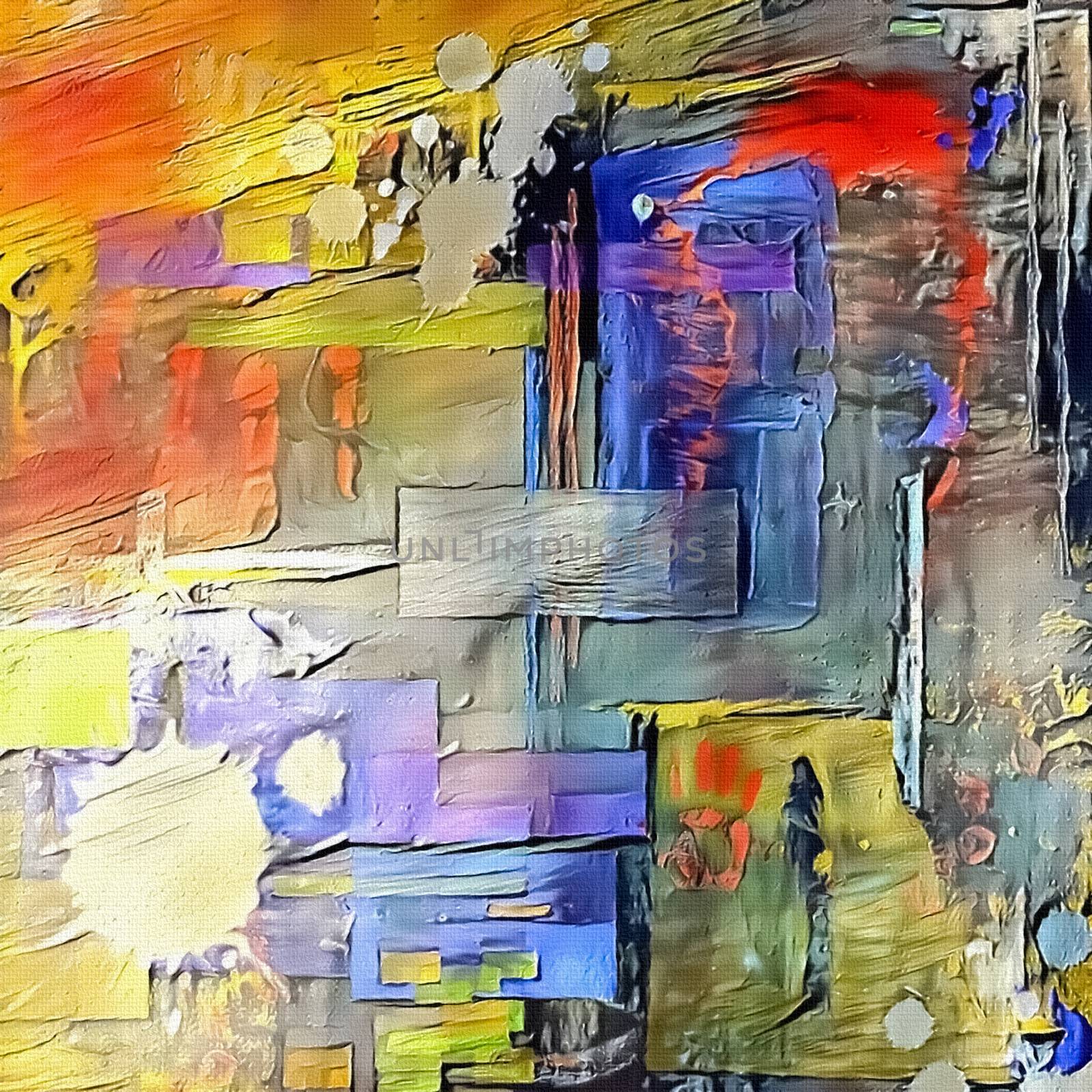 Abstract painting by applesstock