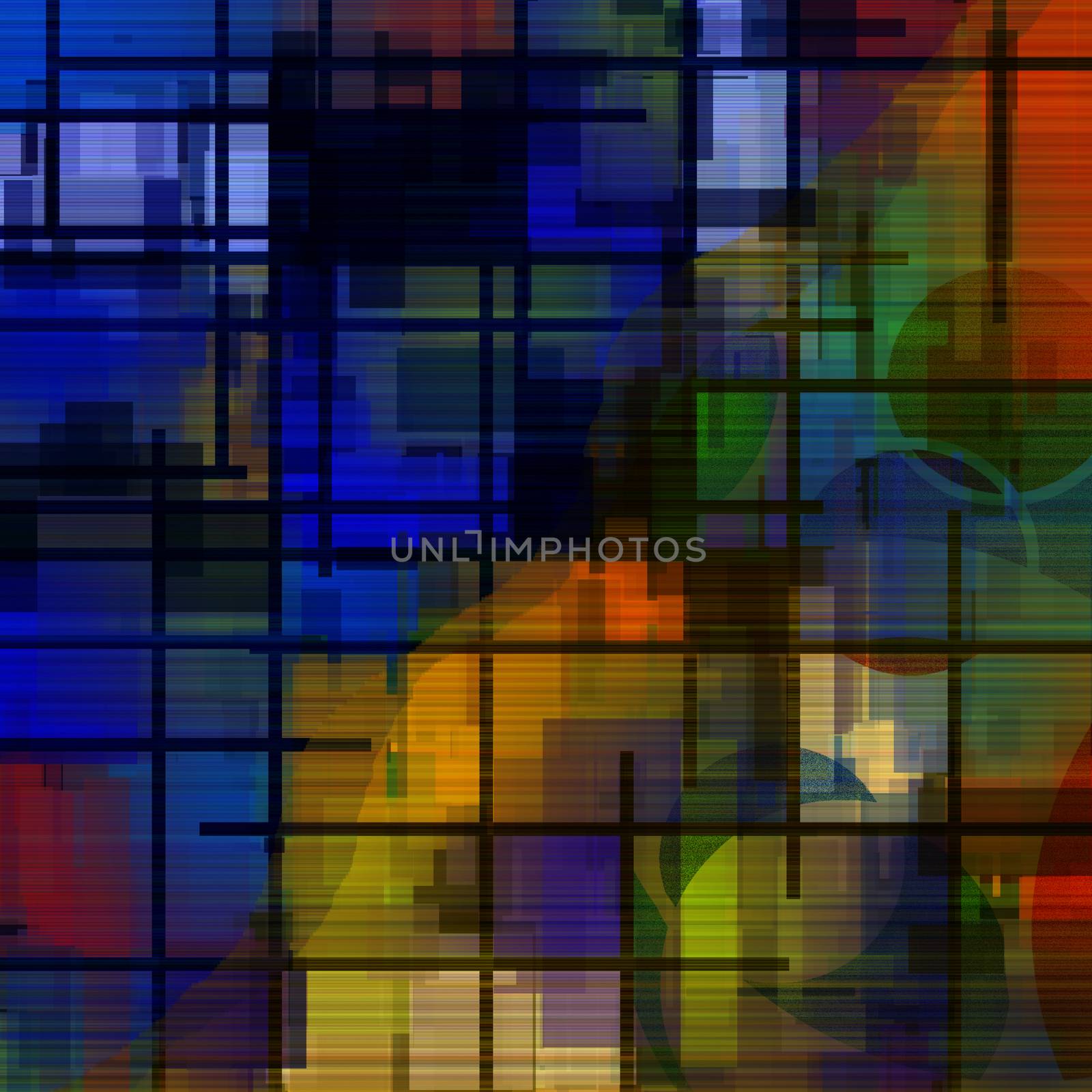 Bright Colorful Abstract Geometric Background