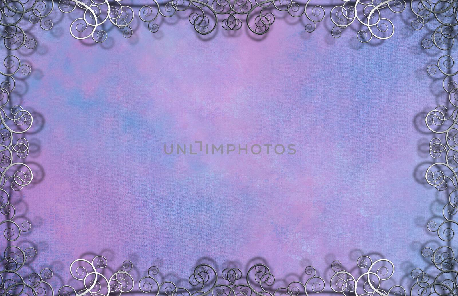 Textured Background with Flourishes. Purple colors