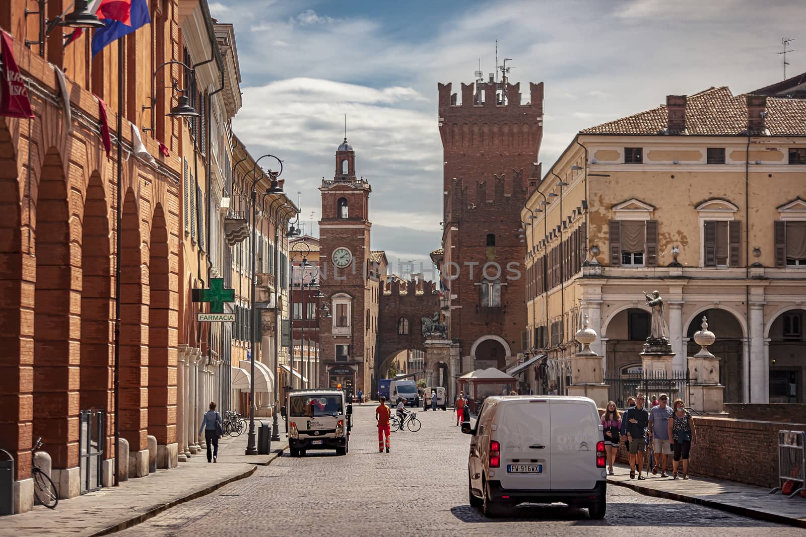 Evocative view of the avenue that leads to the historic center of Ferrara 2 by pippocarlot