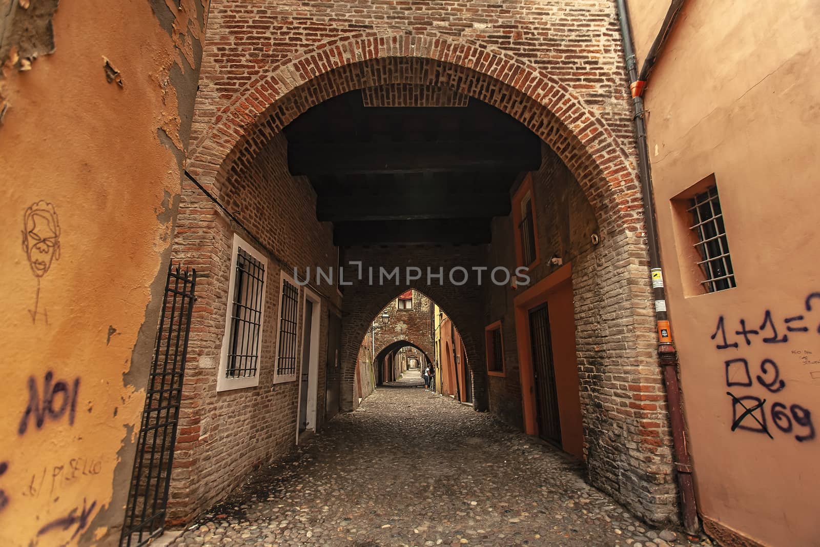 Via delle Volte in Ferrara in Italy 2 by pippocarlot