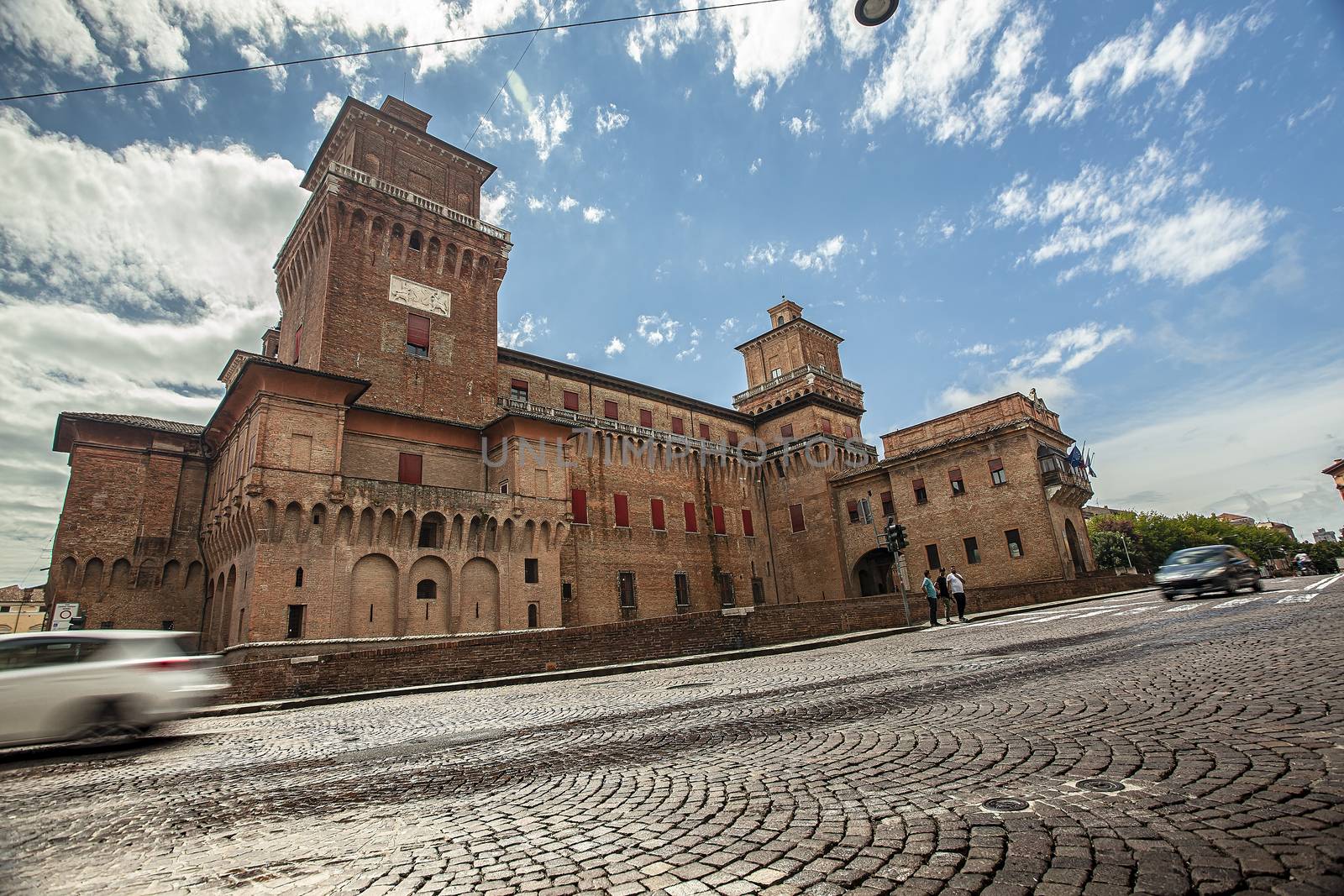 Evocative view of the castle of Ferrara 3 by pippocarlot