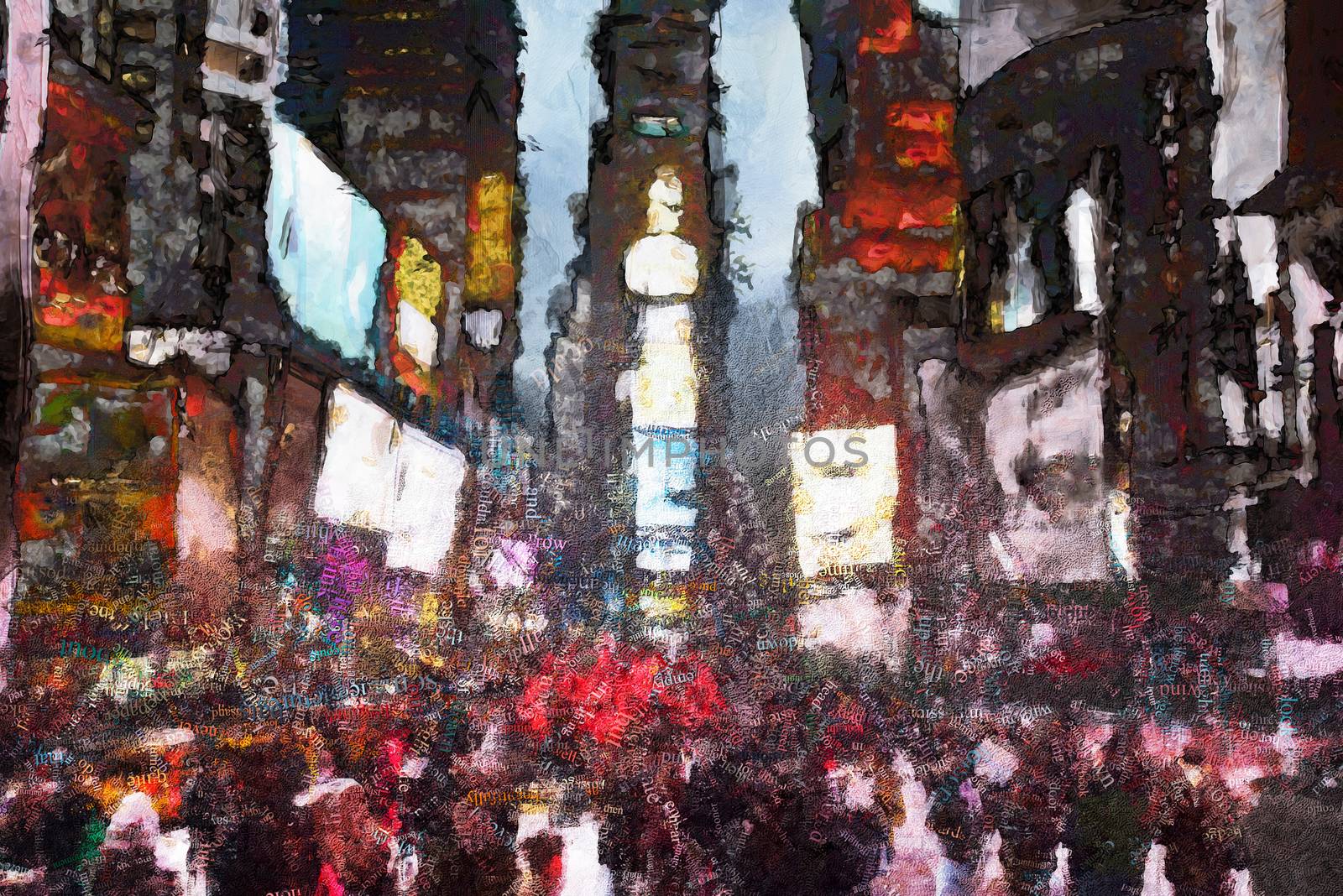 Times Square New York by applesstock
