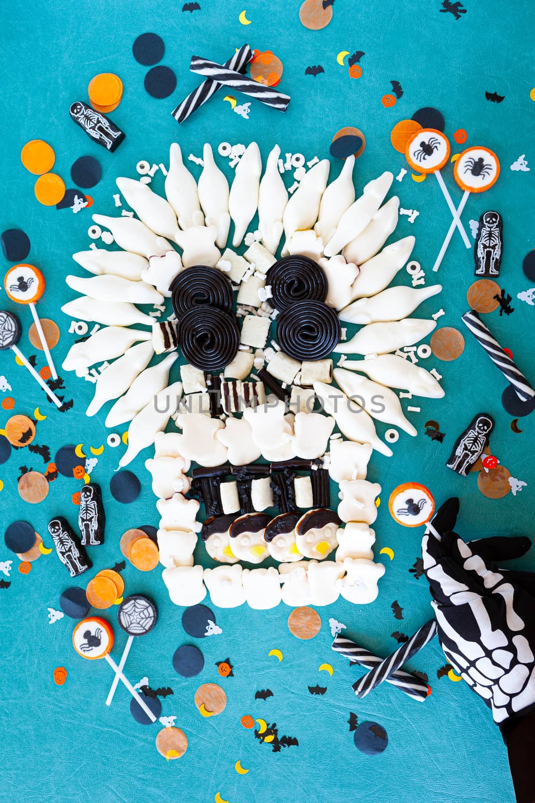 Halloween sweets in skull shape by BarbaraNeveu