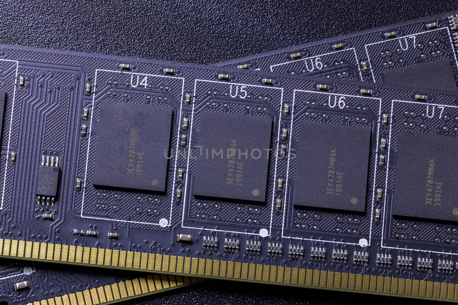 black pc memory universal dark cloesup background.