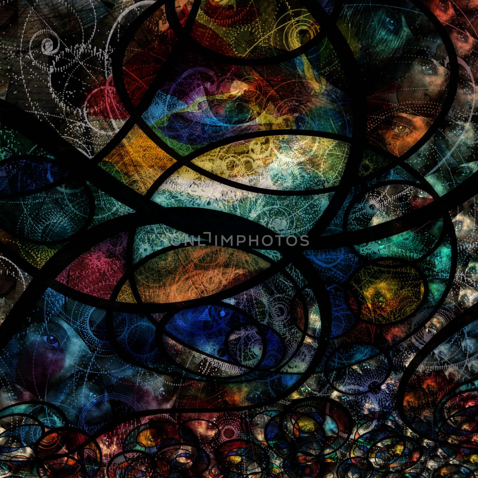 Colorful modern abstract by applesstock