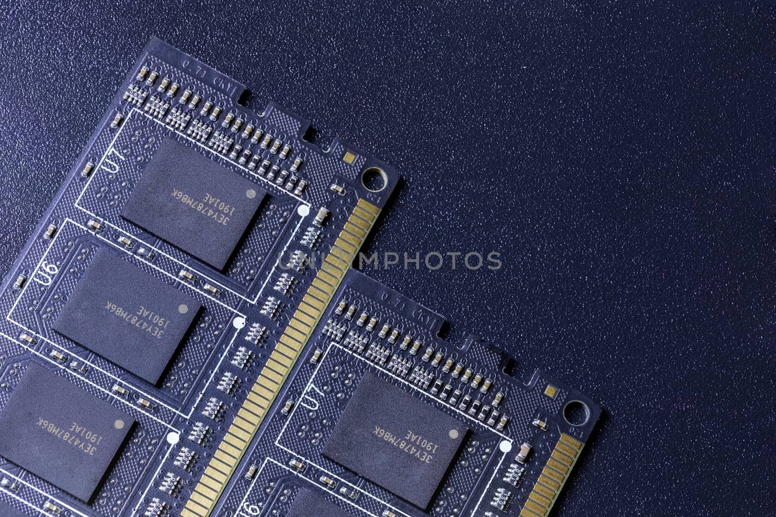 black pc memory universal dark cloesup background.
