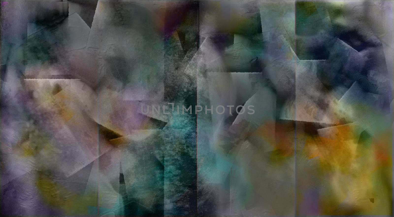 Modern abstract texture in muted colors. 3D rendering