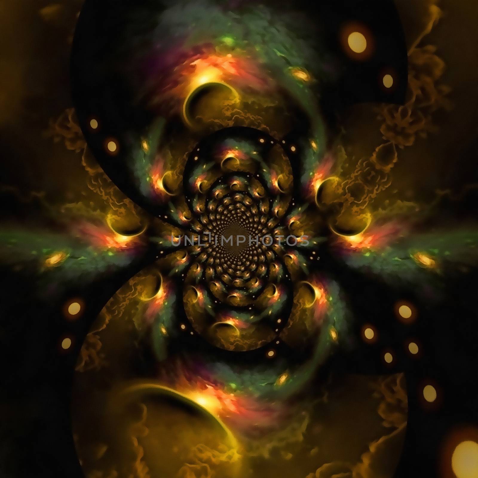 Planets fractal by applesstock