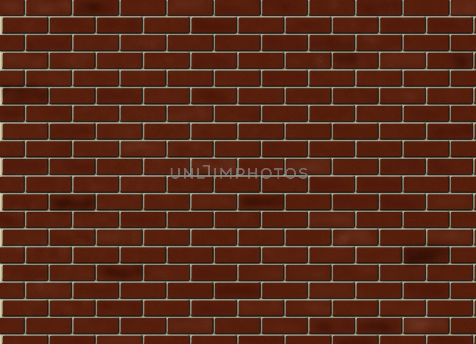 Brick wall background. 3D rendering