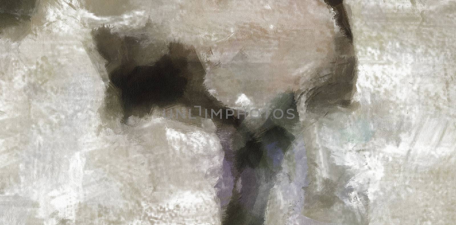 Muted Abstract Painting by applesstock