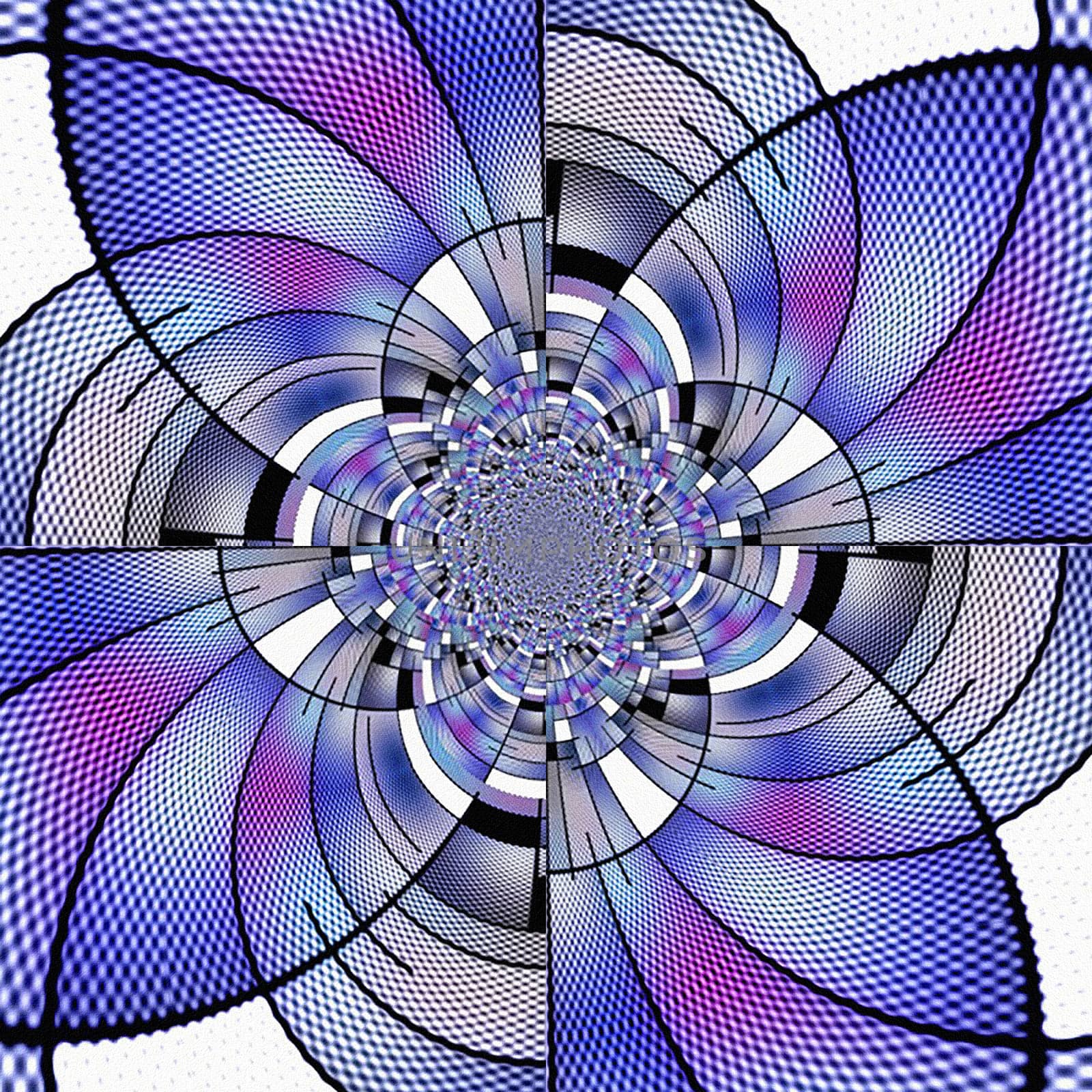Geometric fractal by applesstock
