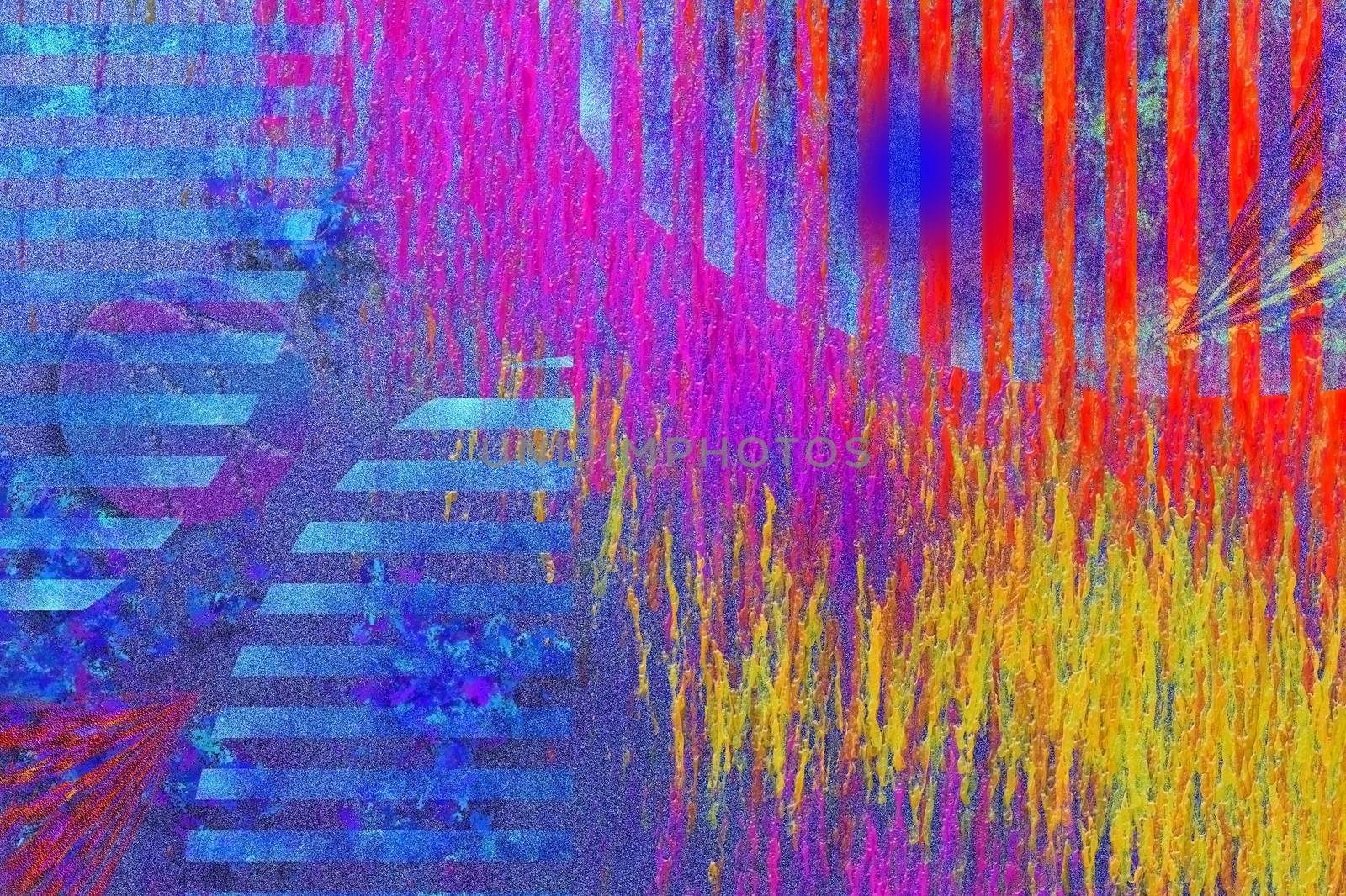 Vivid abstract background. 3D rendering
