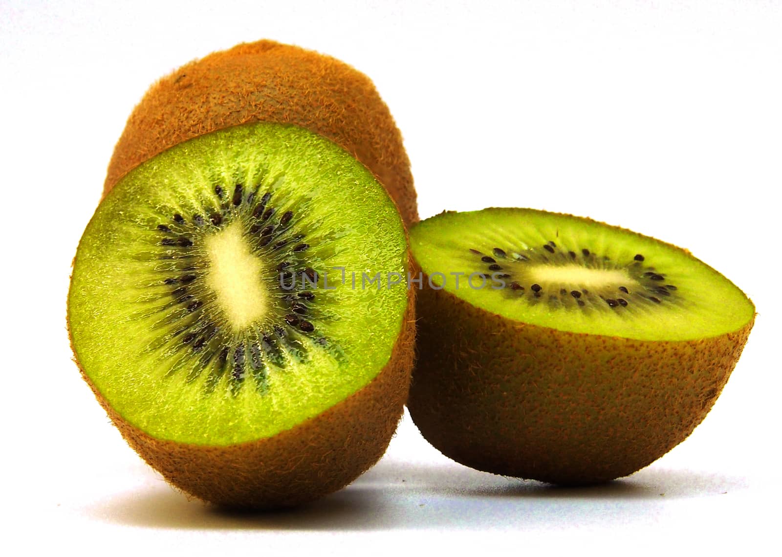 Kiwi Fruits Isolated on white background