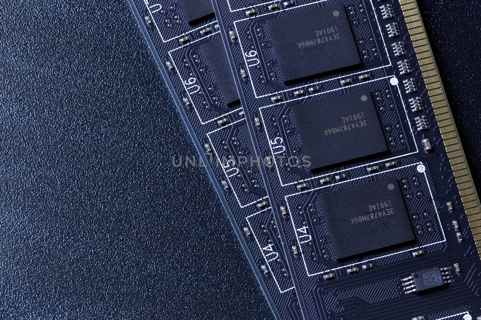 black pc memory universal dark cloesup background.