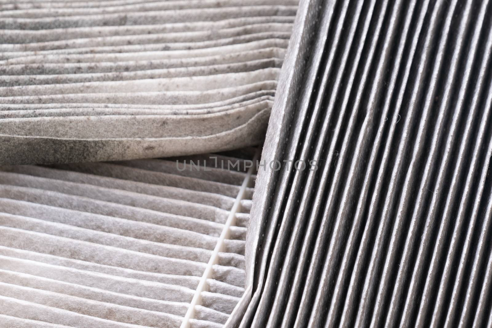 dirty car air conditioning filter 