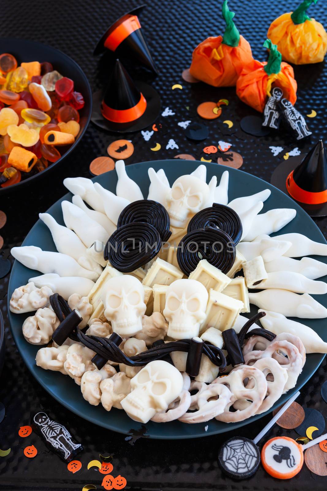 Halloween sweets in skull shape by BarbaraNeveu