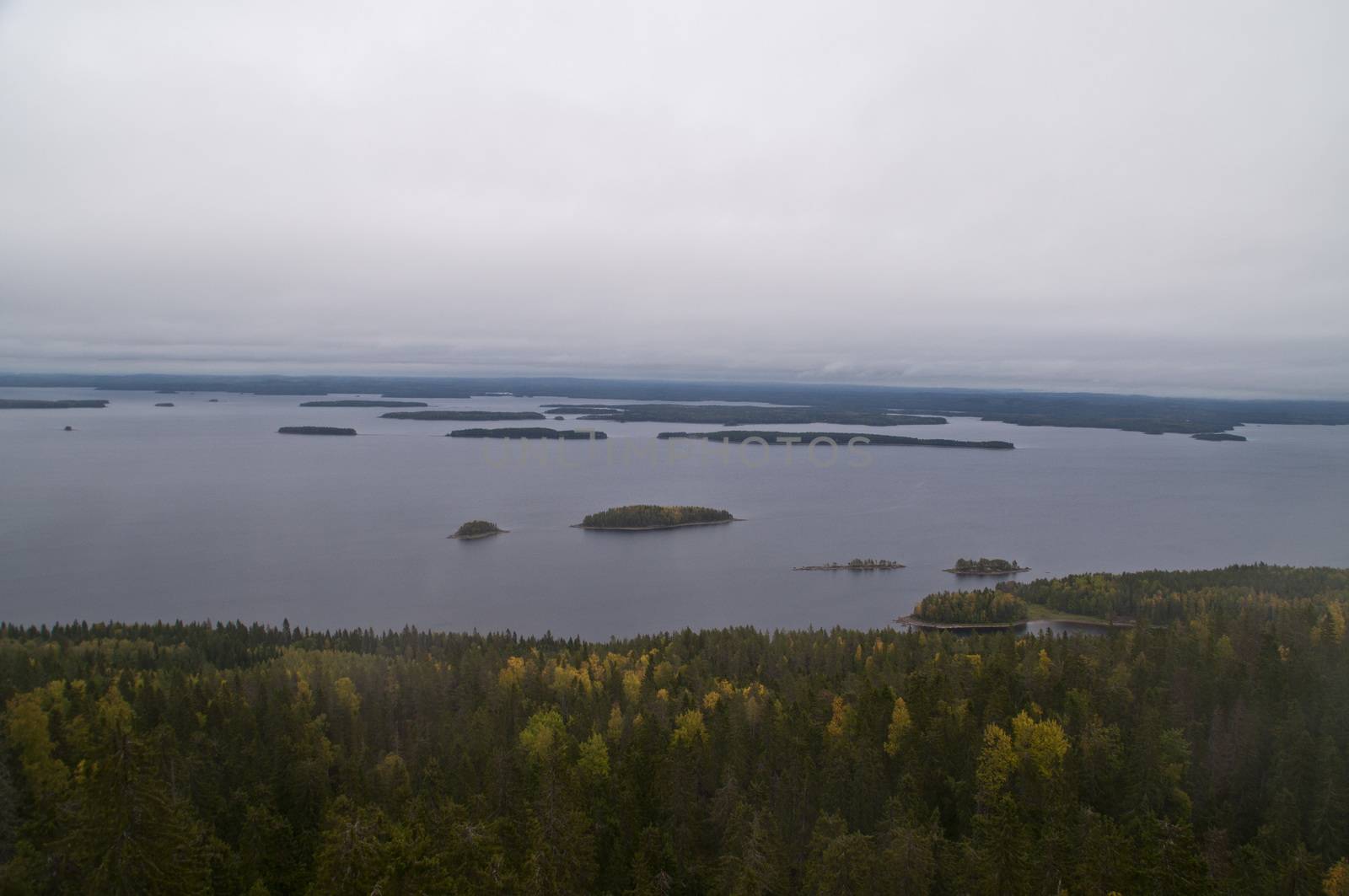 Lake in the region of North-Karelia, Finland