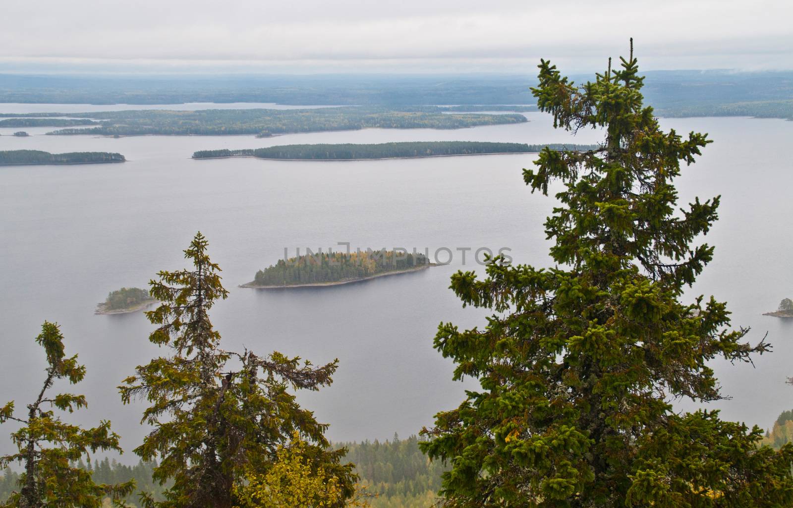 Lake in the region of North-Karelia, Finland