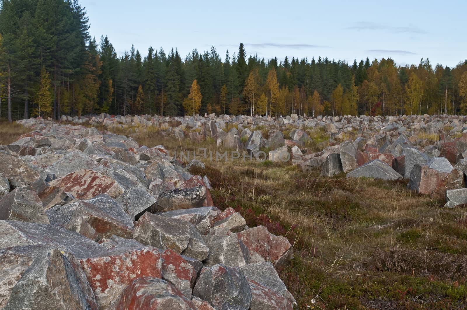 The Winter War Monument near Suomussalmi, Finland.