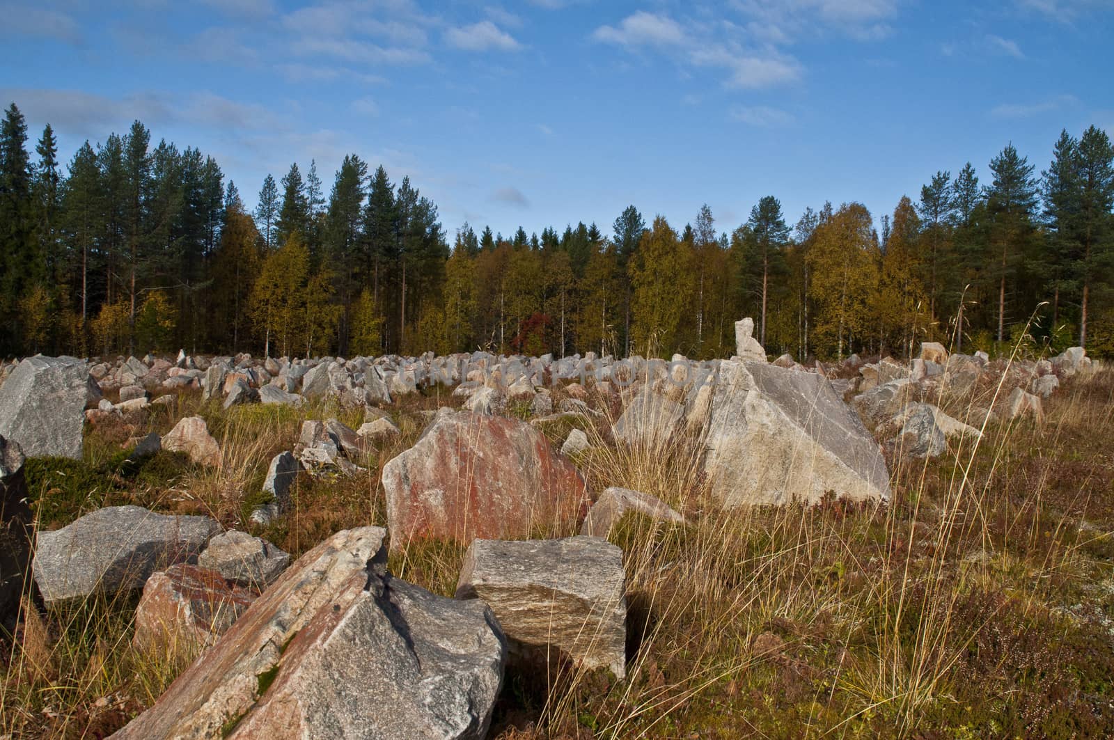 The Winter War Monument near Suomussalmi, Finland.