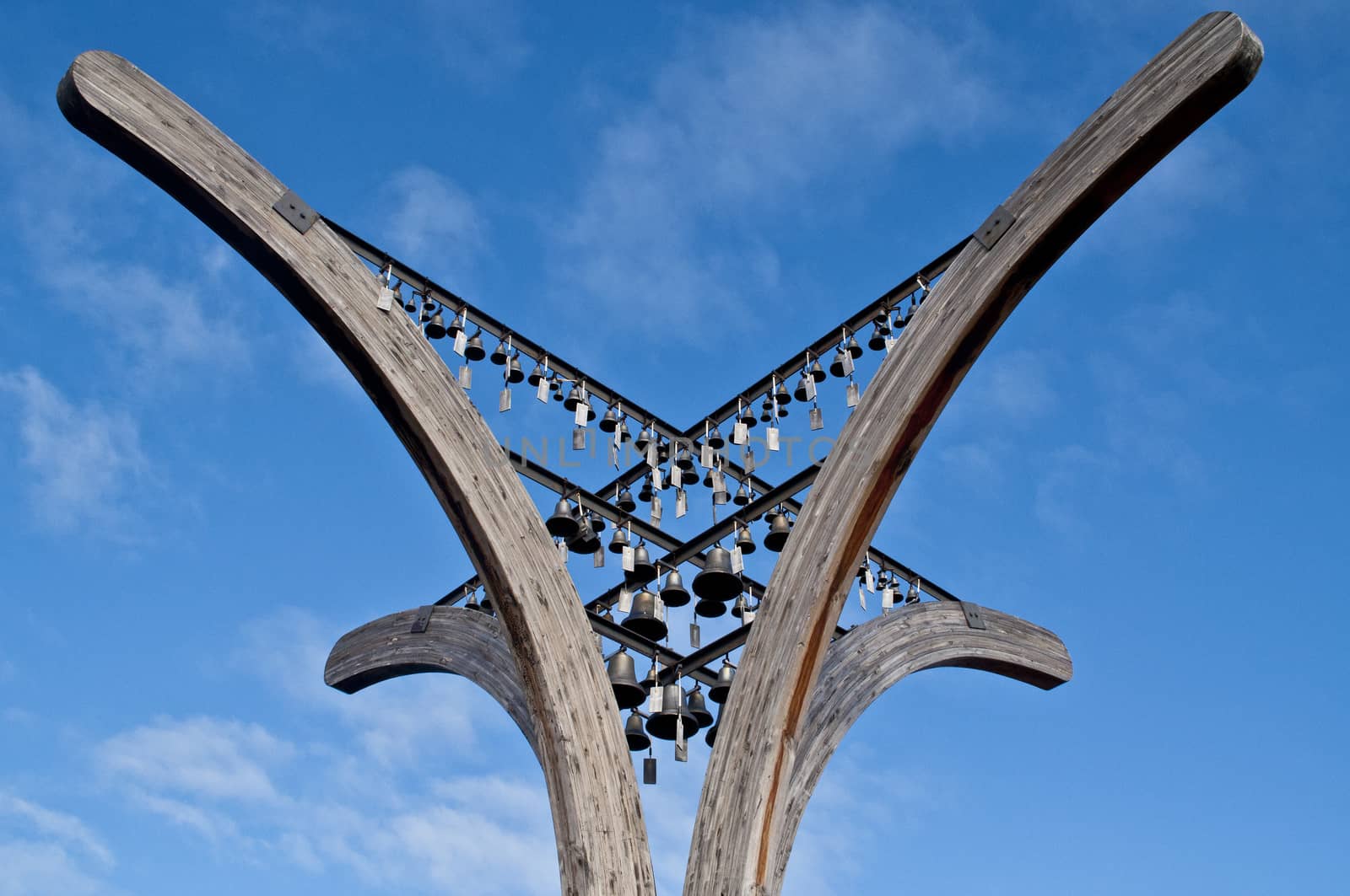 The Winter War Monument near Suomussalmi, Finland.