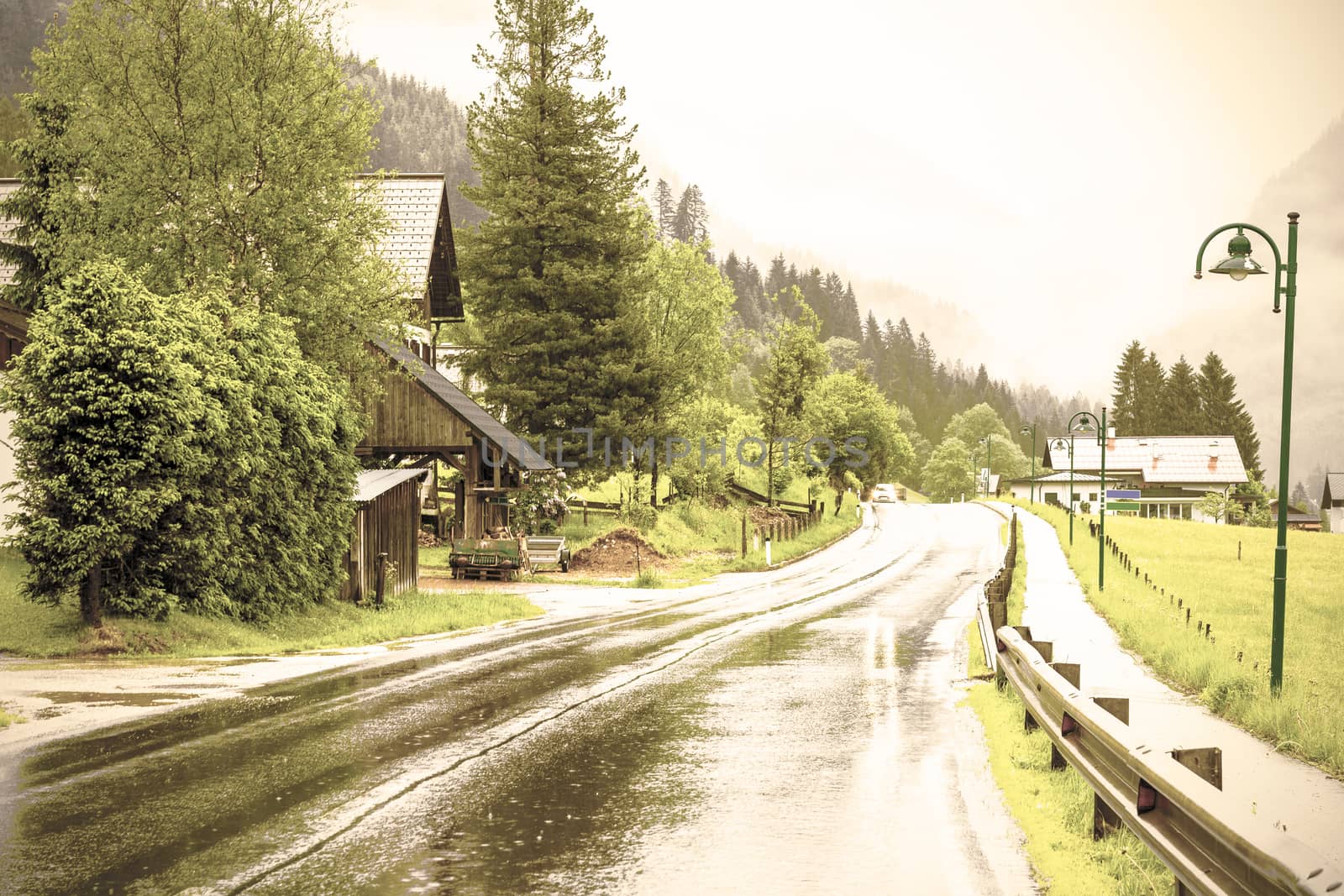Rain in rural Austria by gkuna