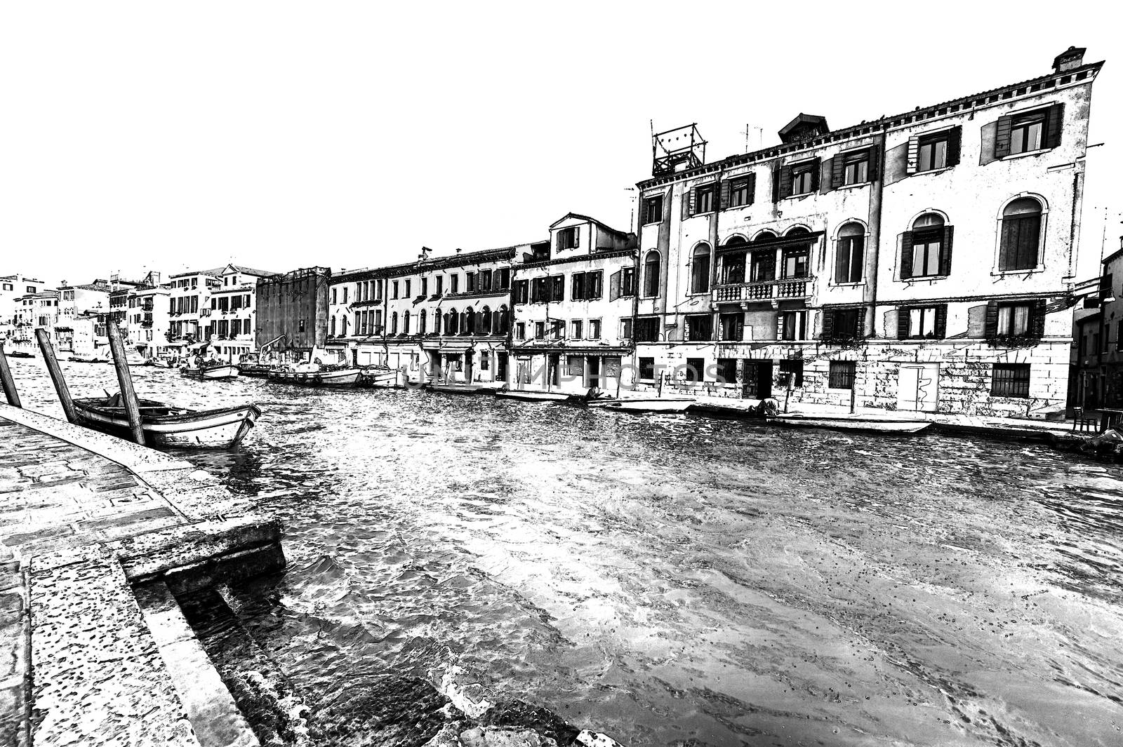 Venice in black and white. by gkuna