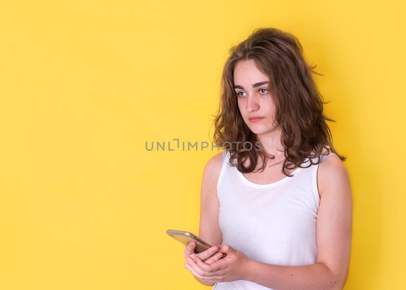young woman using a mobile phone