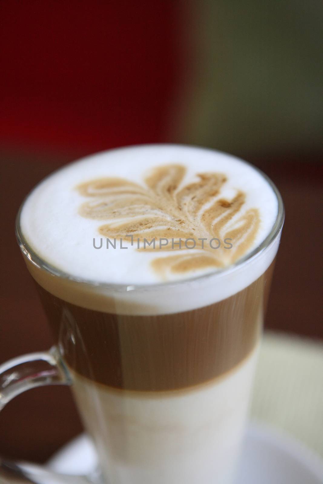 coffee on wood background