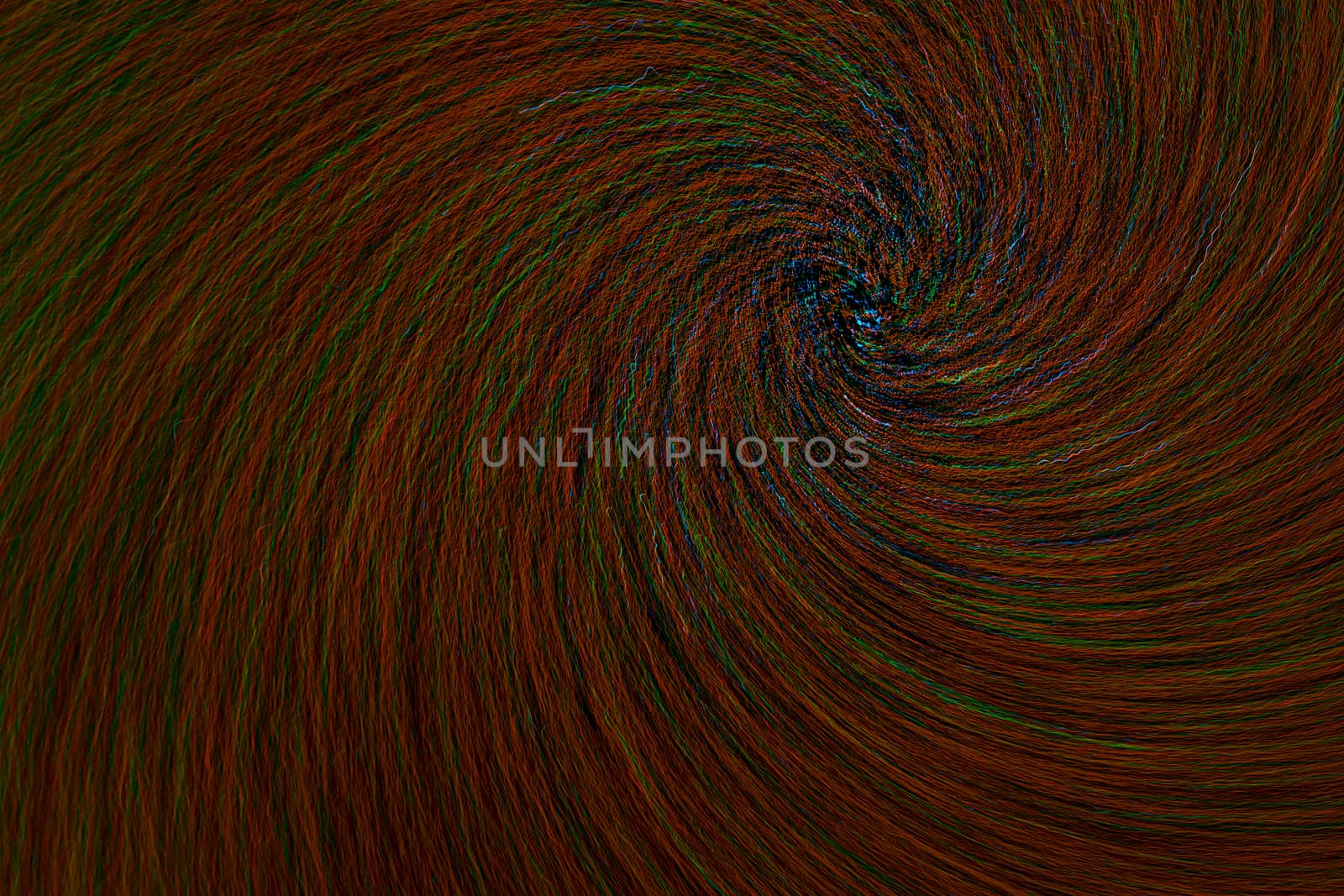 natural lens spin-zoom swirl explosion radial blurred red dots on black background.