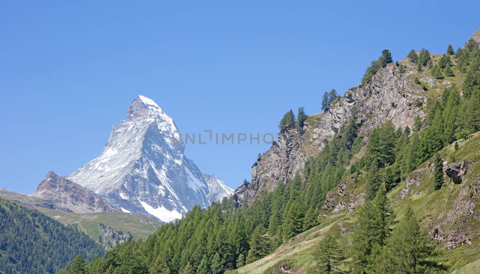 The Matterhorn, the iconic emblem of the Swiss Alps by michaklootwijk