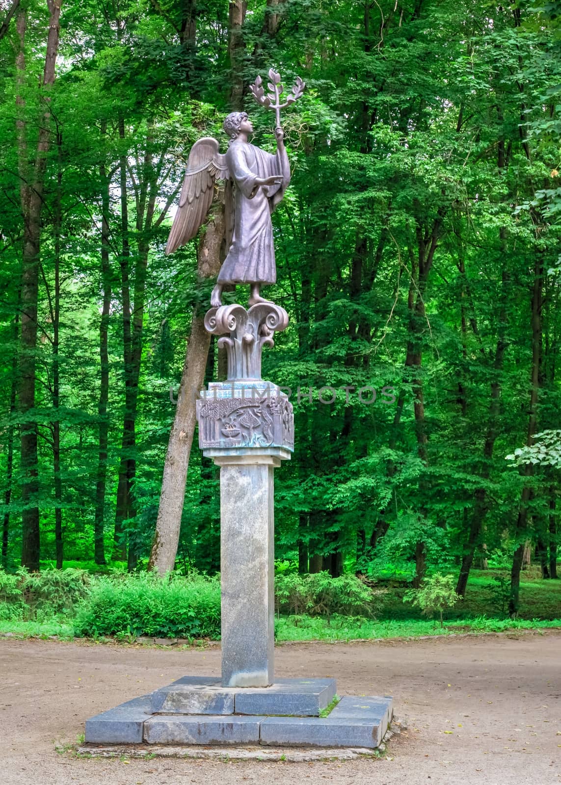 Bila Tserkva, Ukraine 06.20.2020. Alexandria park in Bila Tserkva, one of the most beautiful and famous arboretums in Ukraine, on a cloudy summer day.