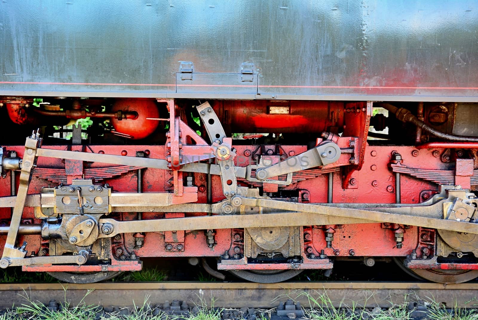 Steam locomotive wheels by hamik