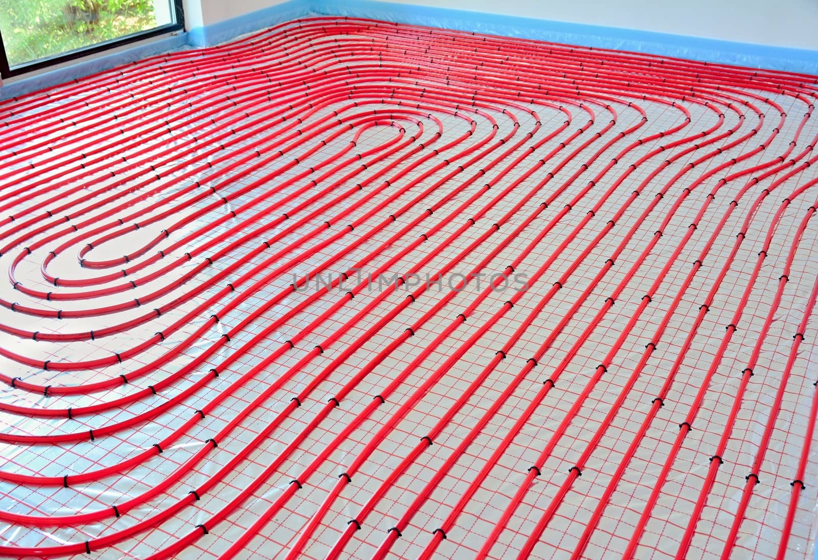 Water underfloor heating pipes by hamik