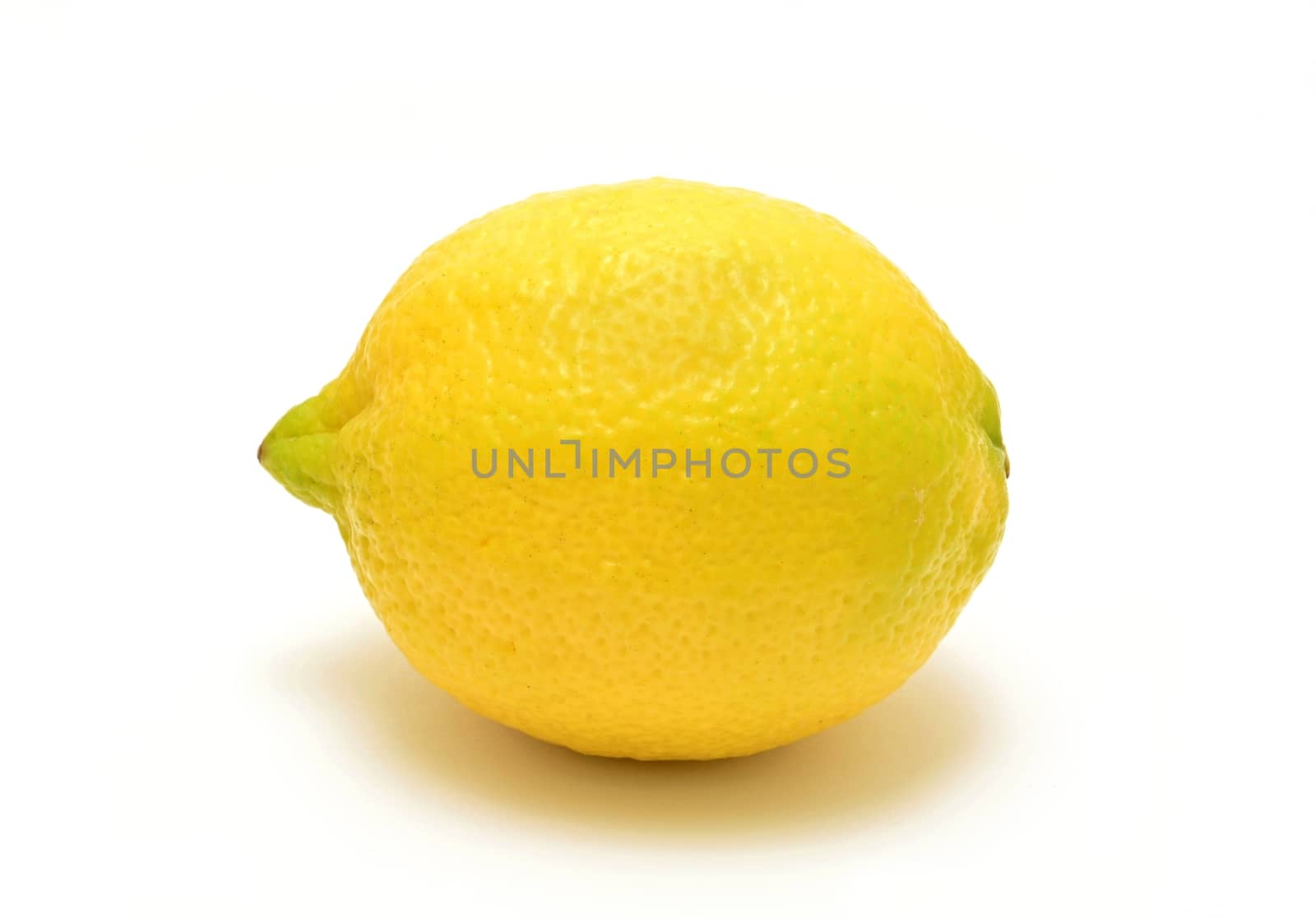 Whole lemon on white background by hamik