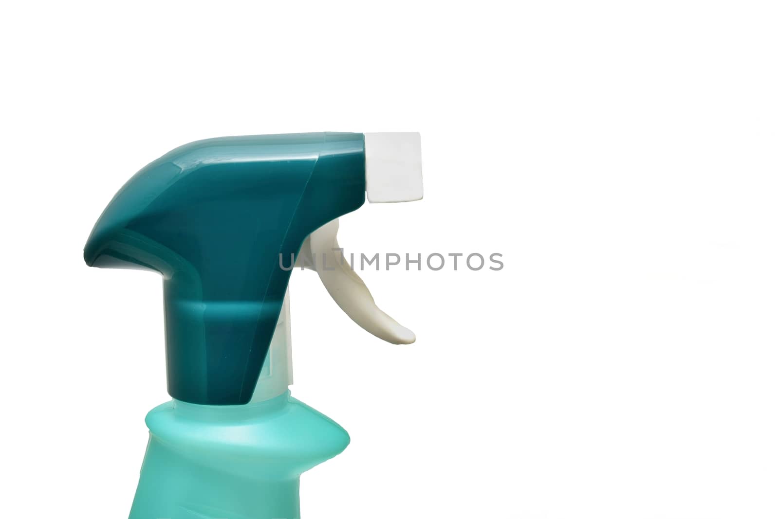 Nozzle plastic head isolated on white by hamik