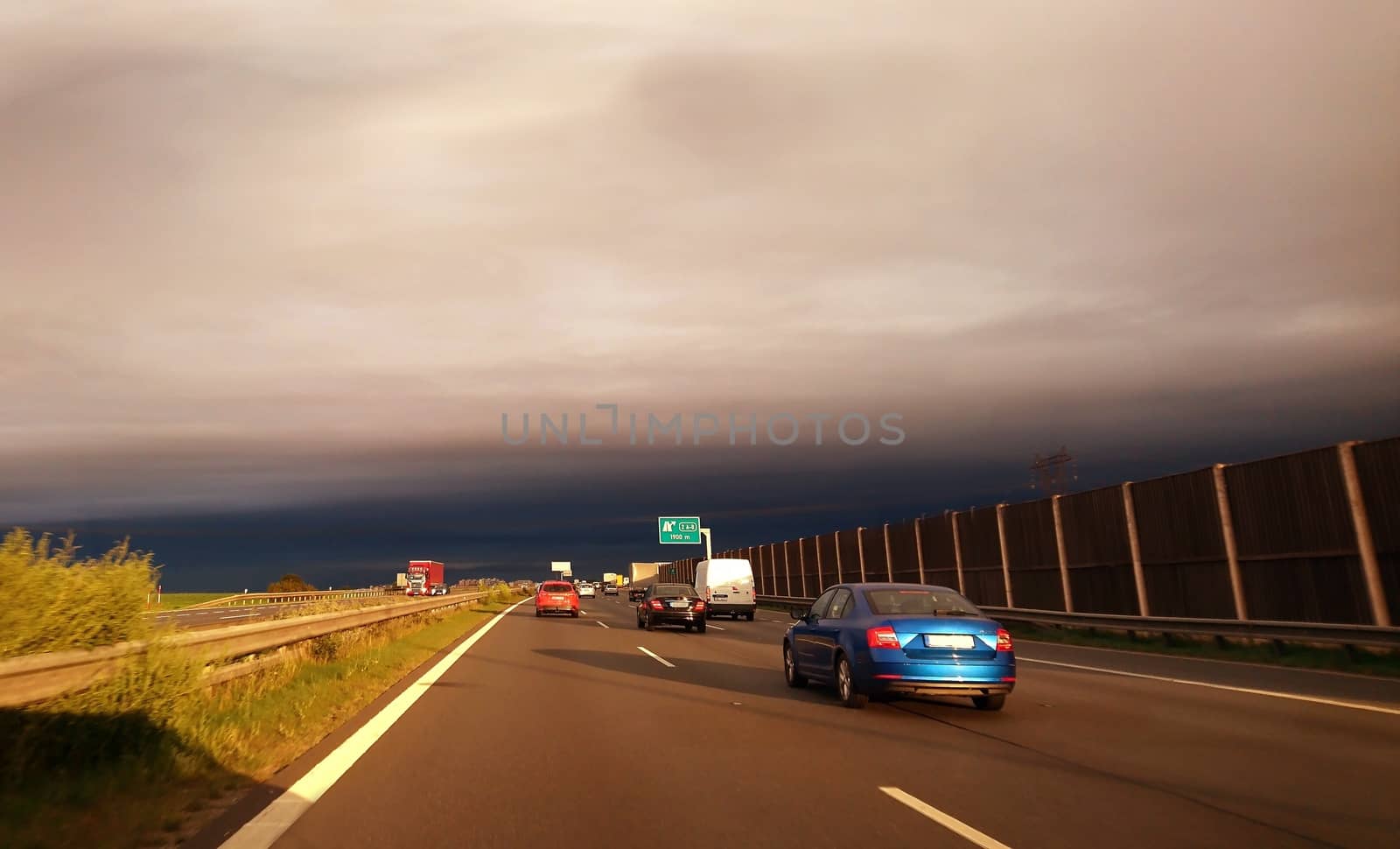 Driving on highway by hamik