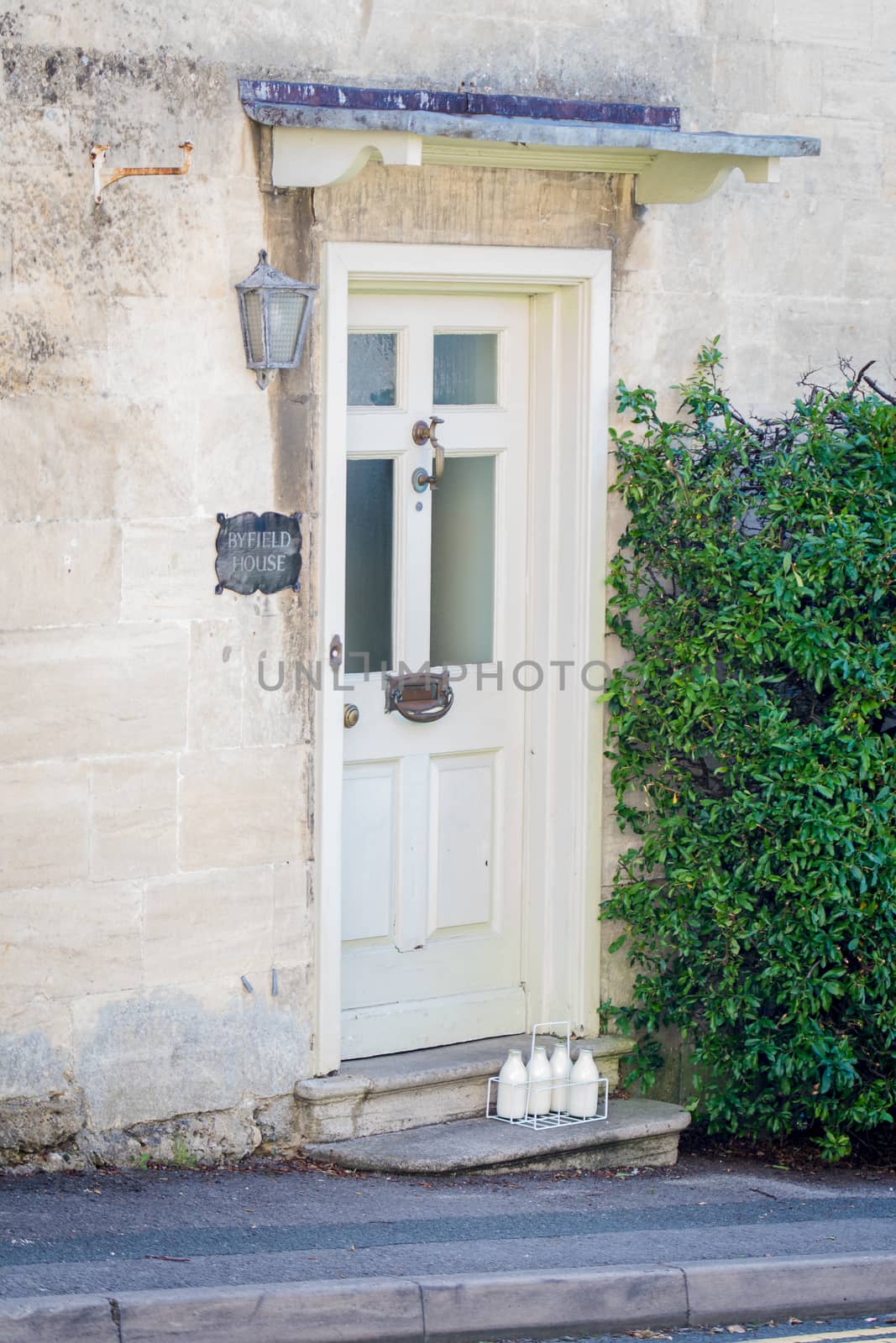 Front Door of a Beautiful Old English Cottage in the Cotswolds by paddythegolfer