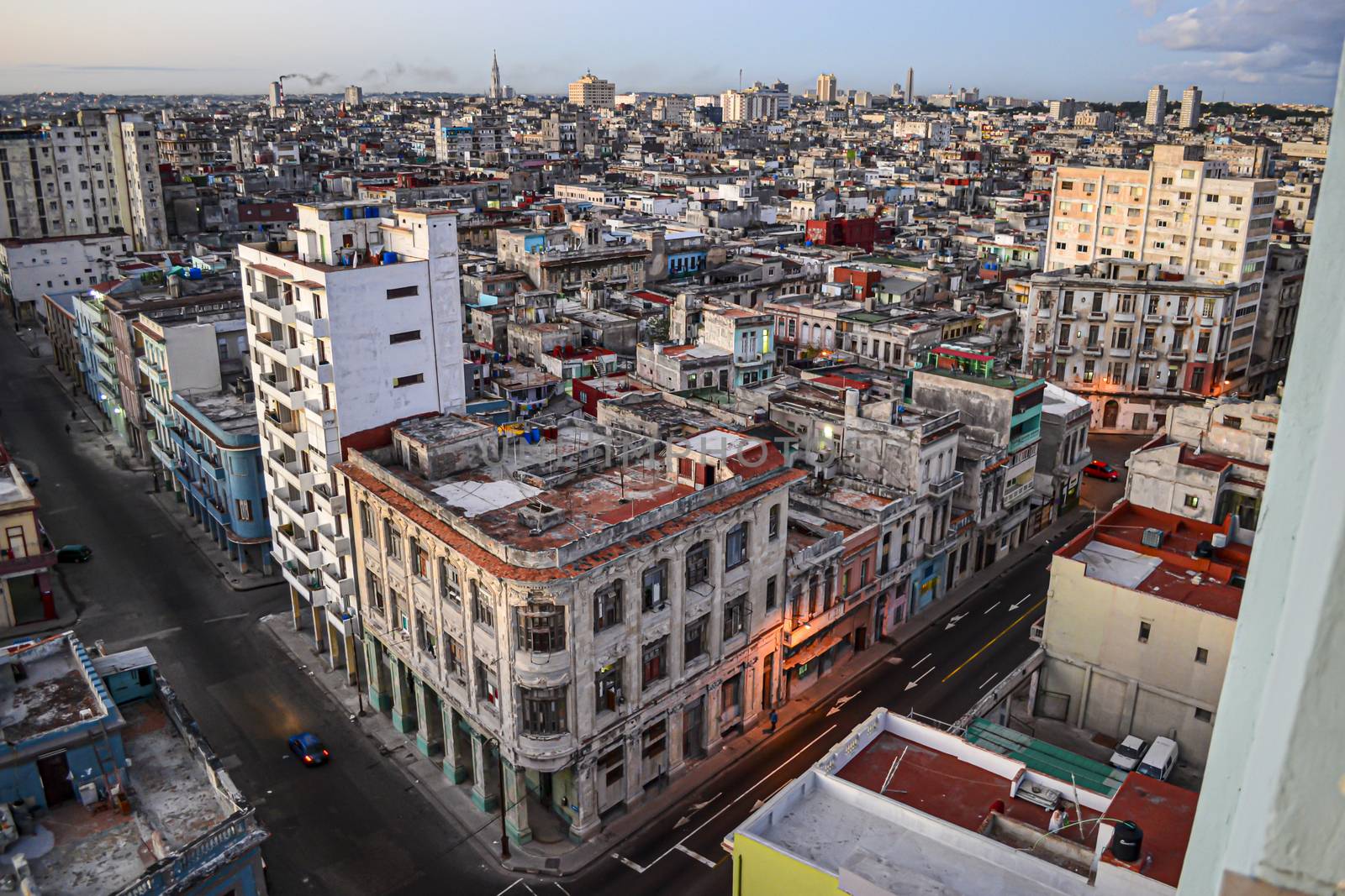 colorful and vibrant Havana cityscape, Cuba by kb79