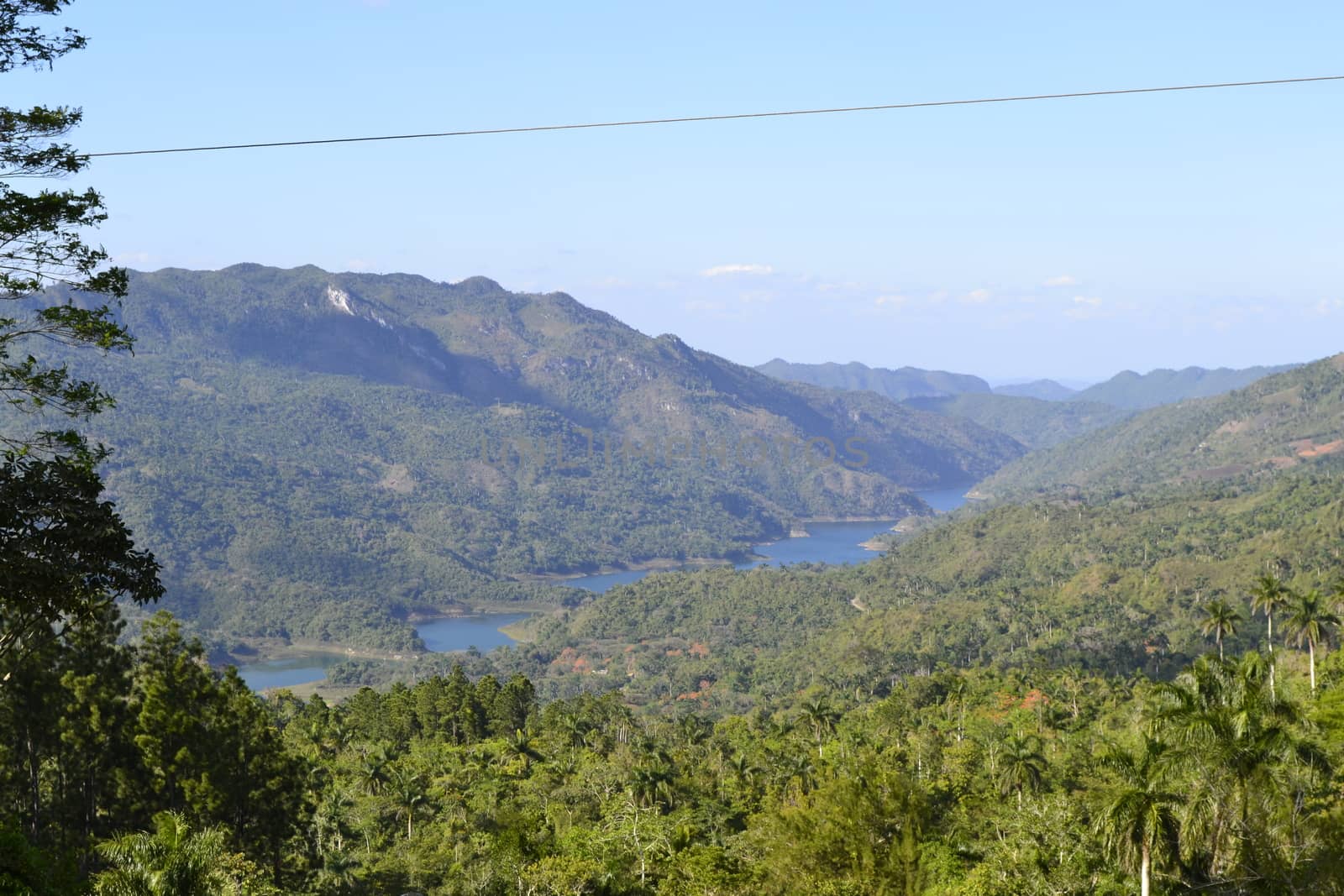 View on Gran parque natural Topes de Collantes national park in Cuba. by kb79