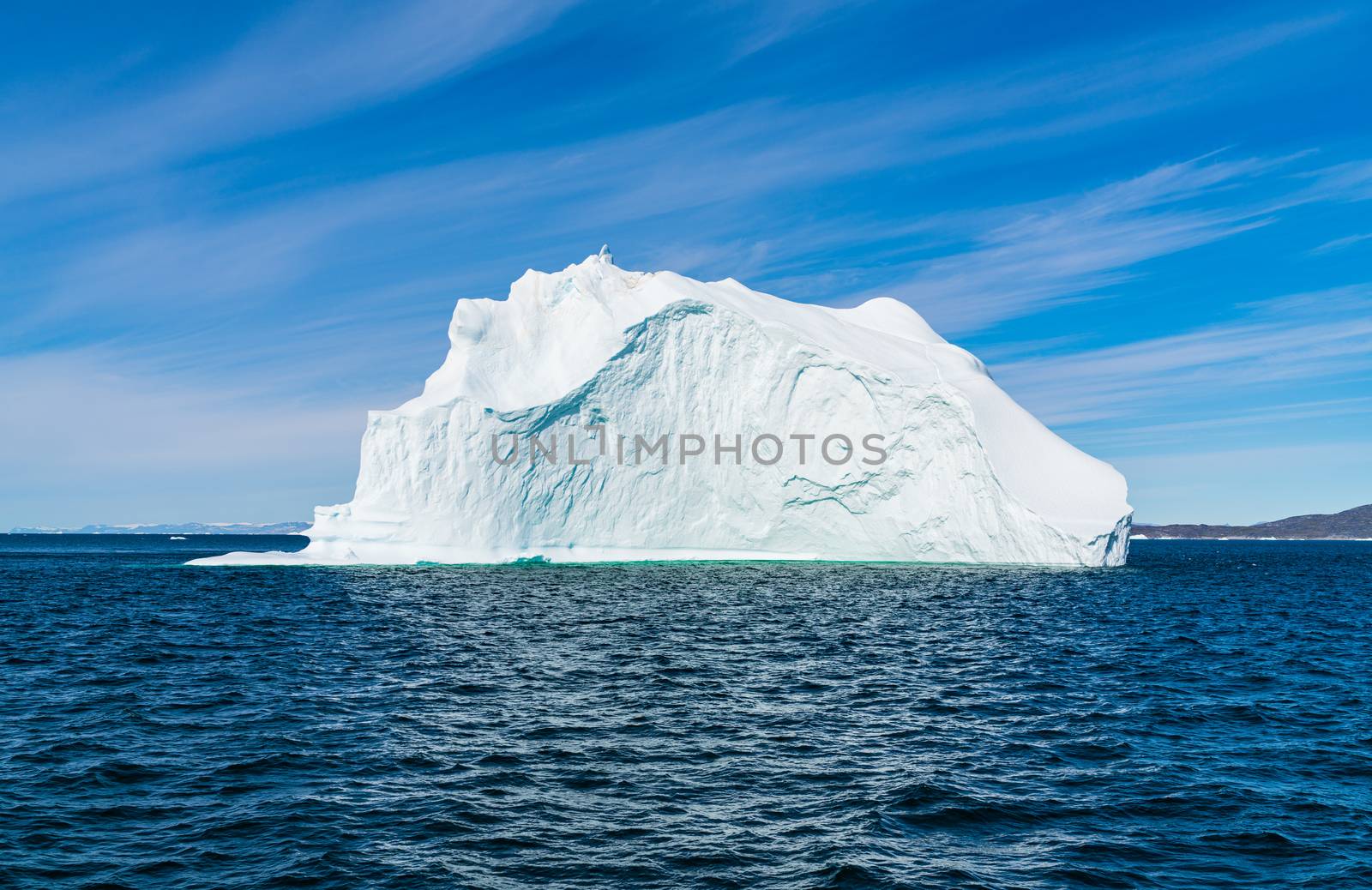 Climate Change - Iceberg and ice from glacier in arctic nature on Greenland by Maridav