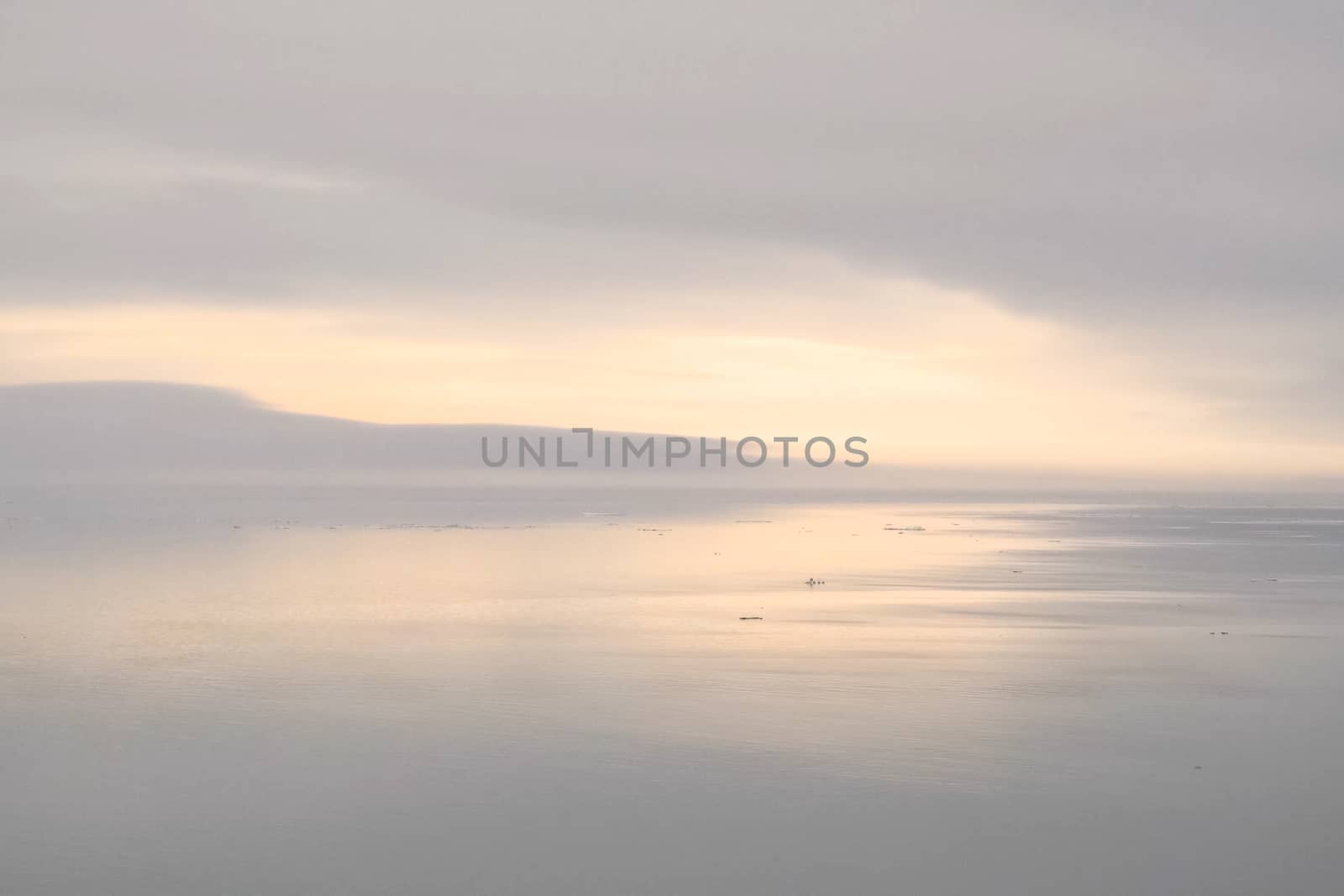 The Arctic landscape of the Arctic Ocean. Ice and cold