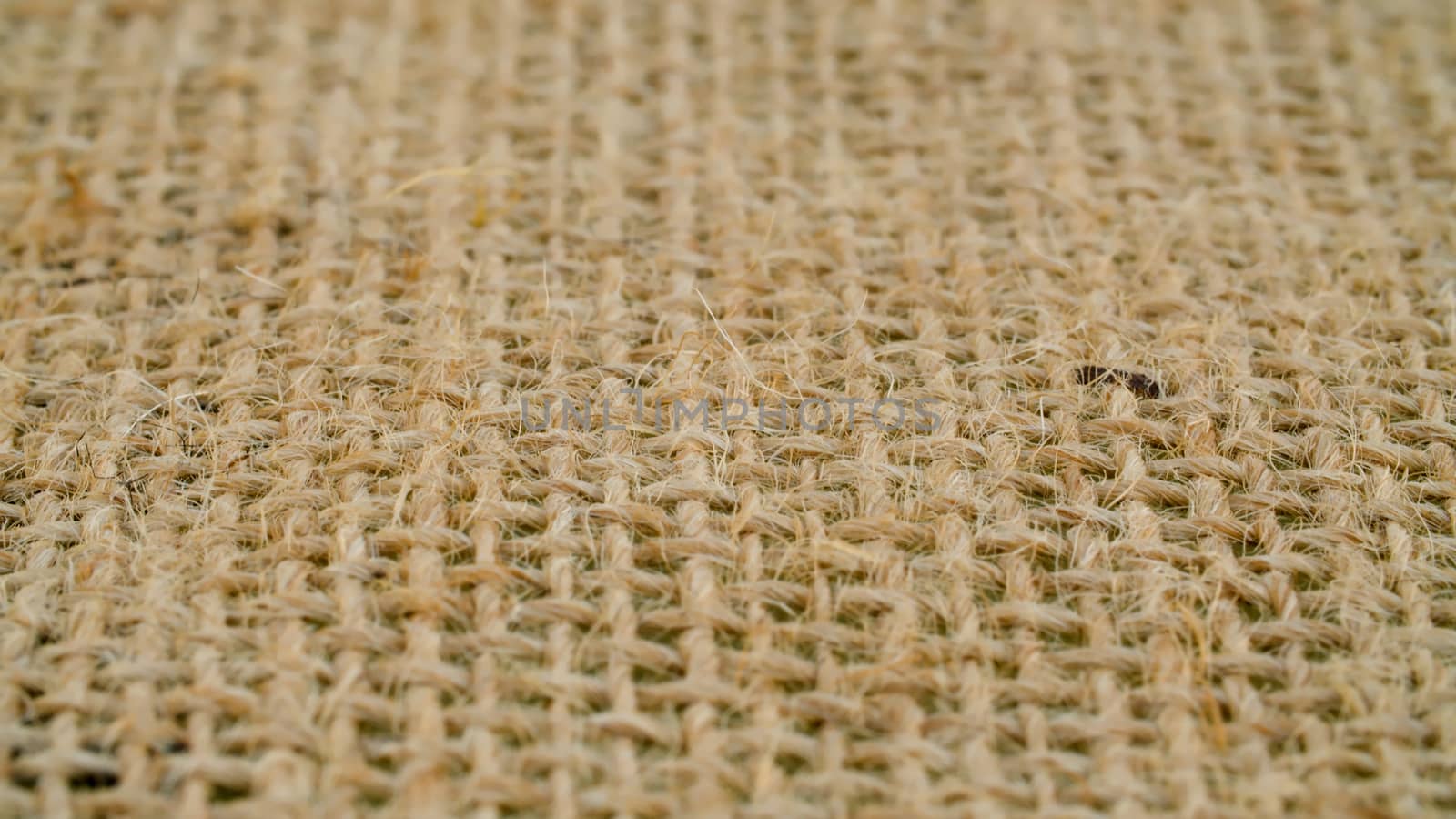 Extreme close up - coarse burlap of rare weave. . Texture, textile background. Macro shooting