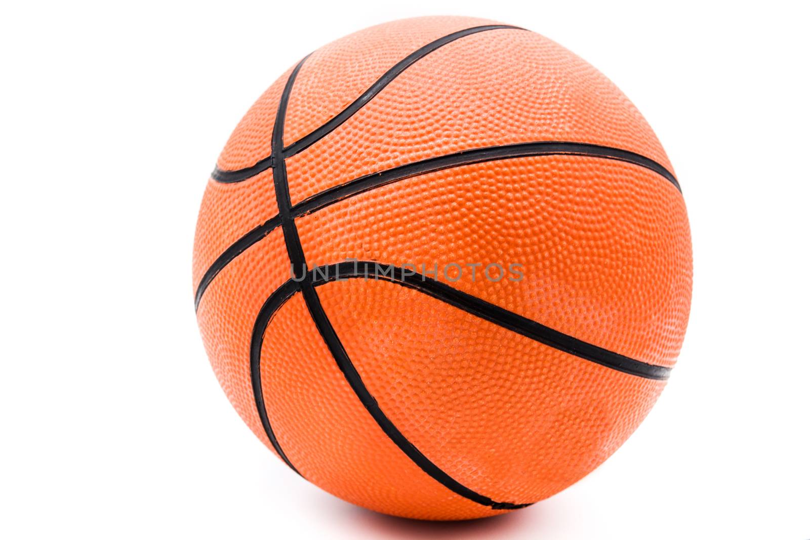 Basketball isolated on white background.