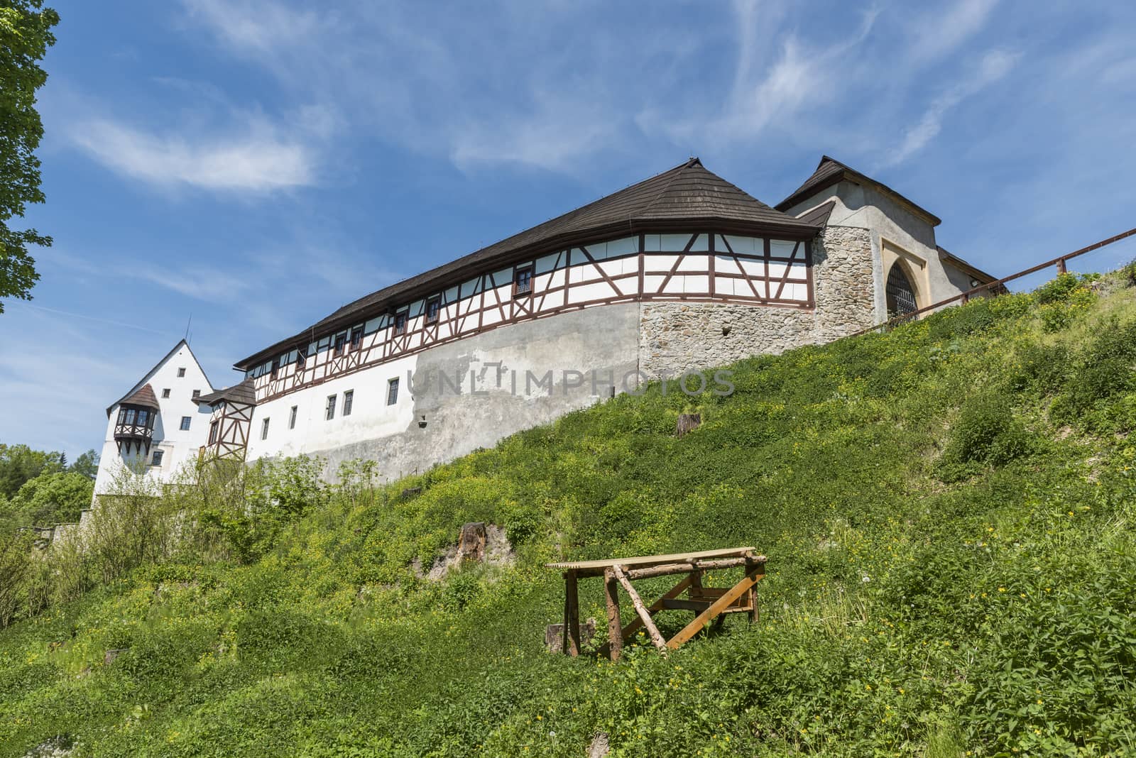 Seeberg castle near the city of Frantiskovy Lazne, Czech Republic
