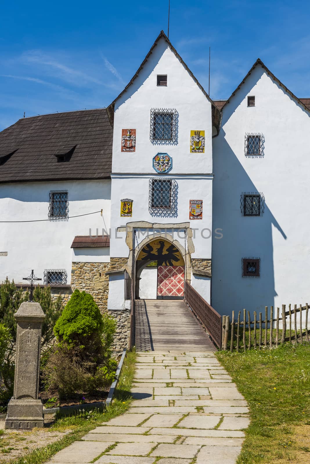 Seeberg castle near the city of Frantiskovy Lazne, Czech Republic